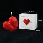 Romantic Red Love Heart Shaped Scented Candles Fragrance Aromatherapy Wax Candles Party Valentine'S Day Gifts Photo Prop