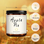 Candle Jars with Lid Fall Scented Candles for Home Soy Candles Gifts Fall Scents Candles Jar Home Decoration Birthday Candle