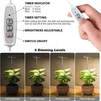 Grow Lights for Indoor Plants - LED Full Spectrum Plant Light for Indoor Plants, Ideal for Small Plants - Perfect Gift & Gardene